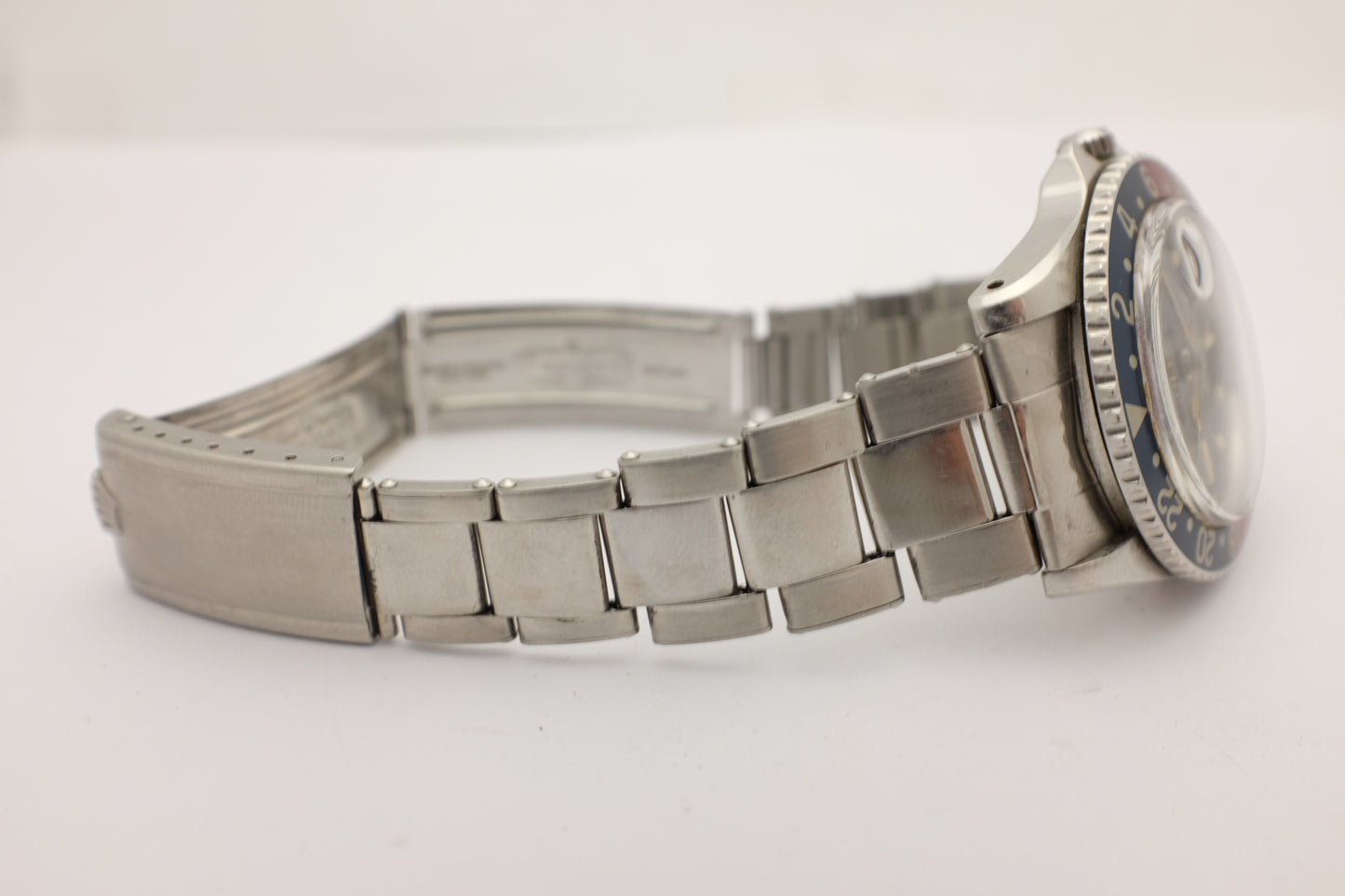 Rolex GMT Master Cadran doré Pepsi 1675 CIRCA 1961 Couronne de garde pointue