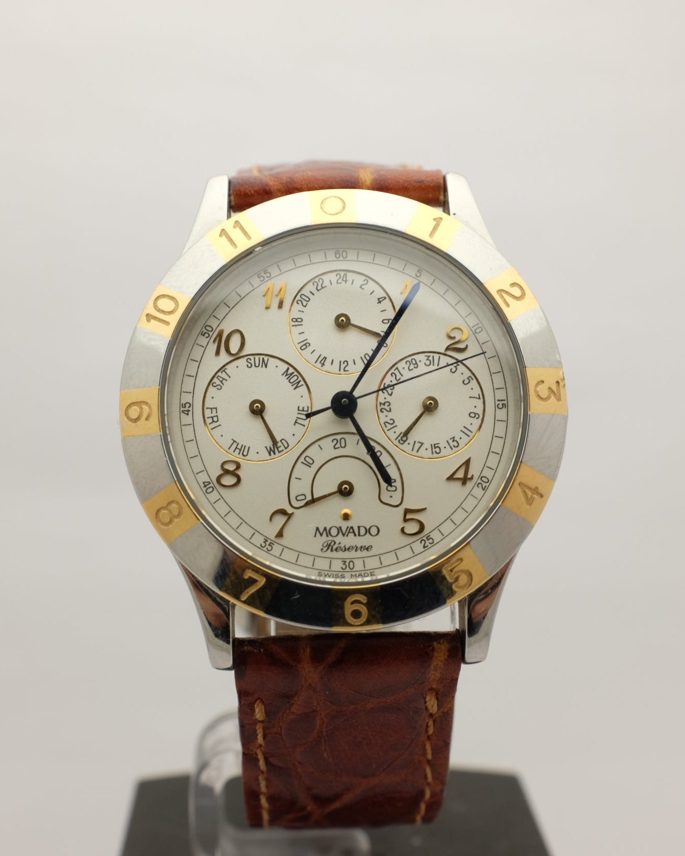 Movado SS 1881 Tempomatic Reserve de Marche GMT 35MM
