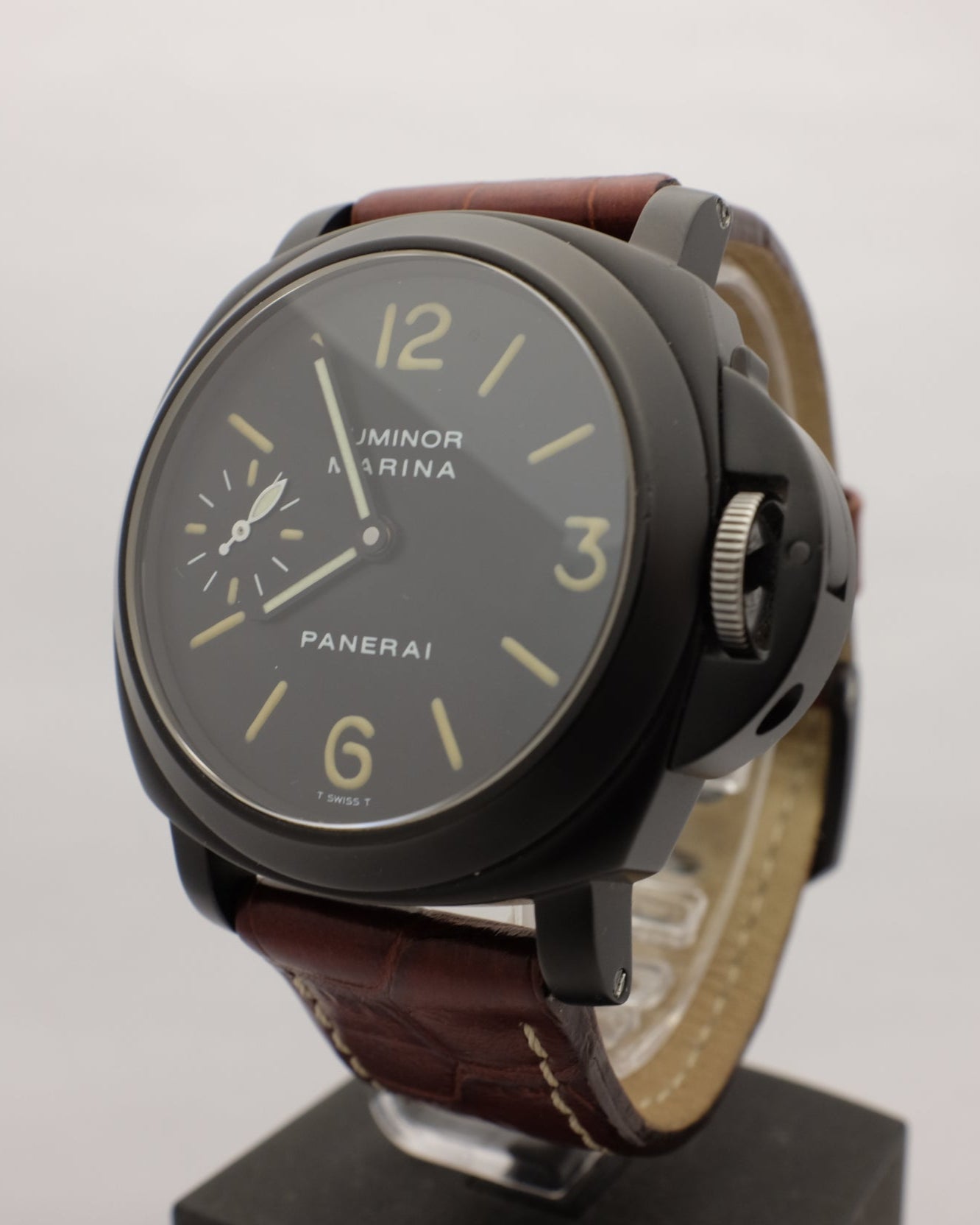 Panerai Luminor Marina PAM00004 RARE Cadran Tritium B Series PVD 6502 Case Box Papers
