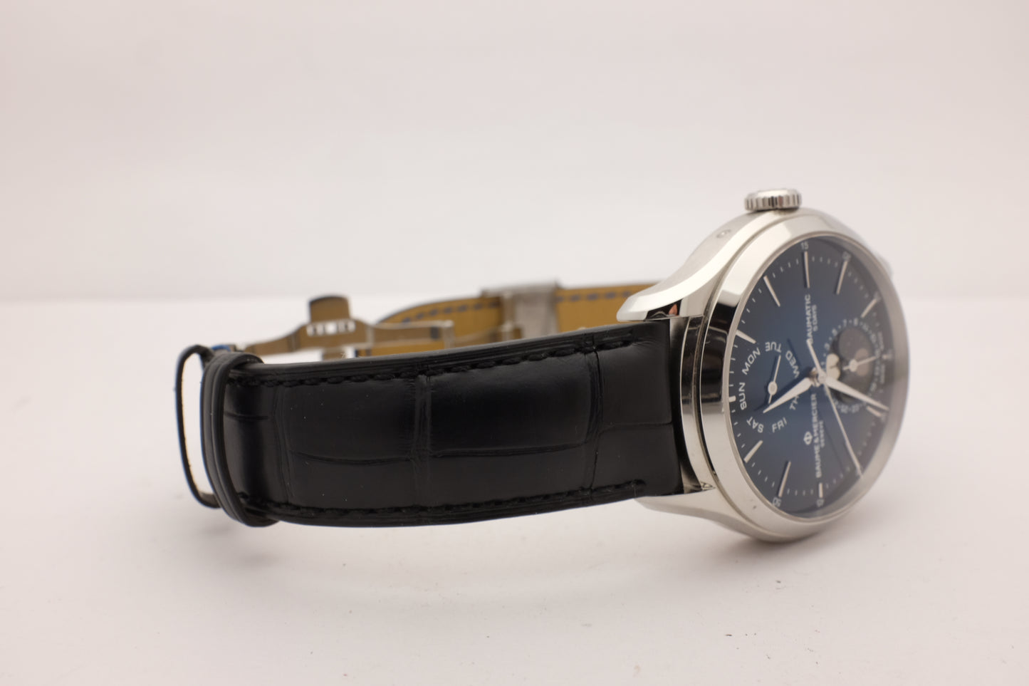 Baume & Mercier Clifton Baumatic Moonphase 5 Days 39MM 10756 Box Papers