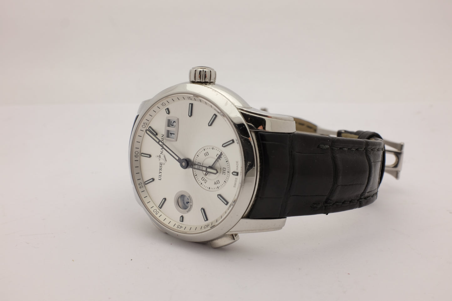 Ulysse Nardin Dual Time Steel 42MM 3343-126/91 Box Papers 2015