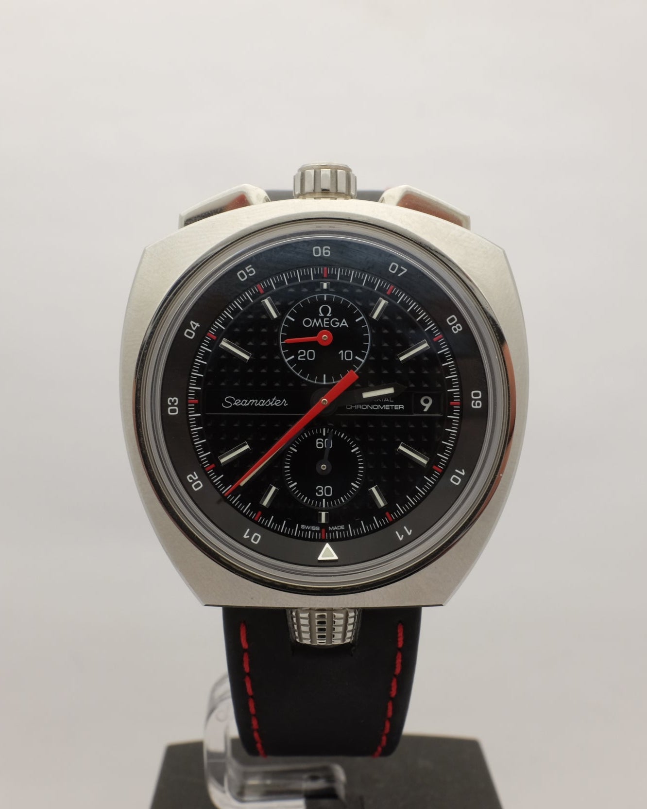 Omega Seamaster BullHead Chronograph 43MM 225.12.43.50.01.001 Box Papers Brand New