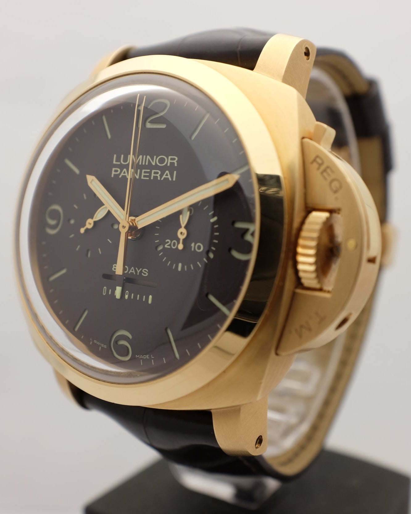 Panerai Luminor Marina 1950 Rattrapante 8 Days Rose Gold 47MM PAM 319 Box Papers 2013 300PCS
