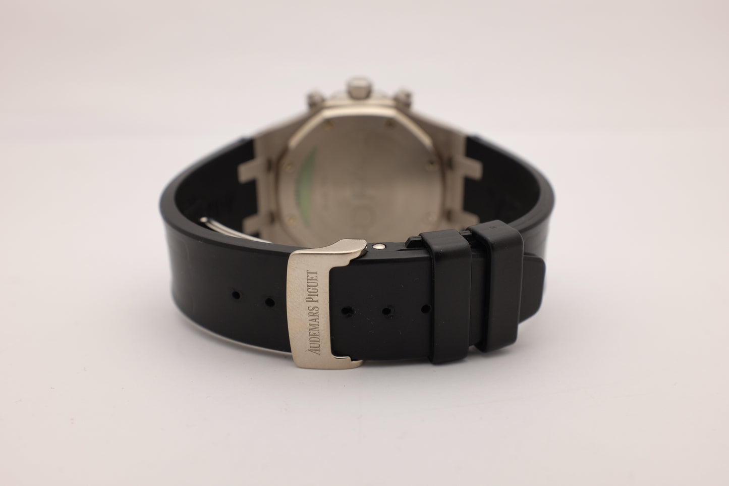 Audemars Piguet Royal Oak Chronograph 18Kt White Gold 39MM 26022BC Box Archive Papers