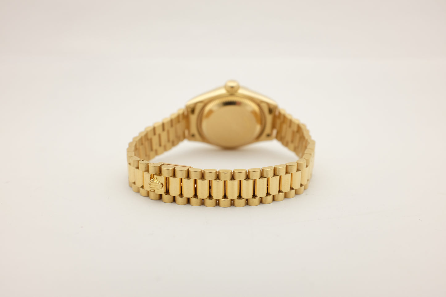 Rolex Datejust 18k Yellow Gold Factory Diamonds Champagne 69178