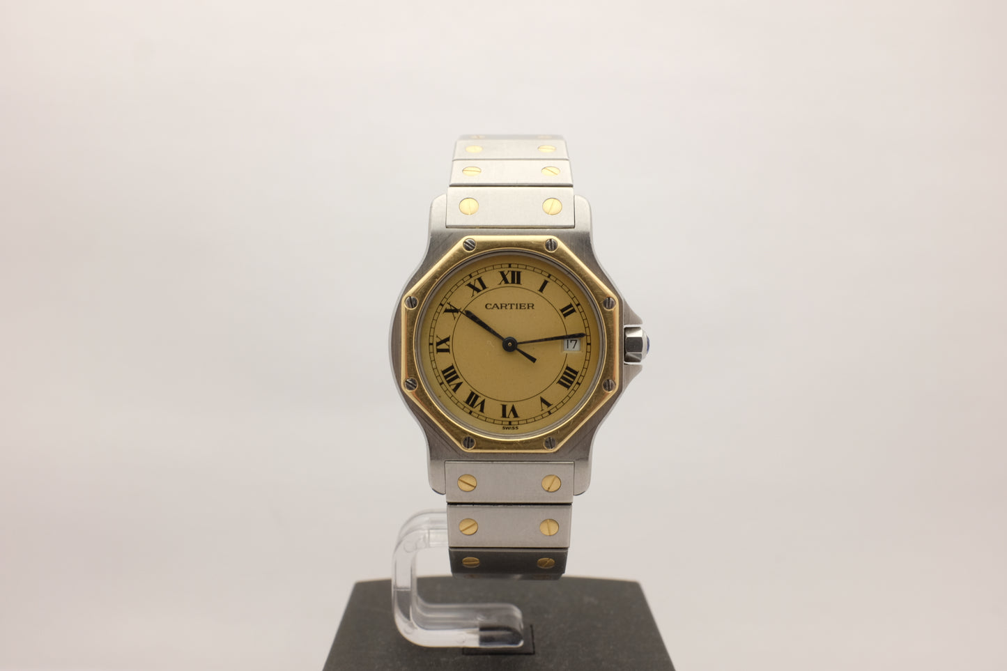 Cartier Santos Octogon 2 Tone Quartz 30MM 2966