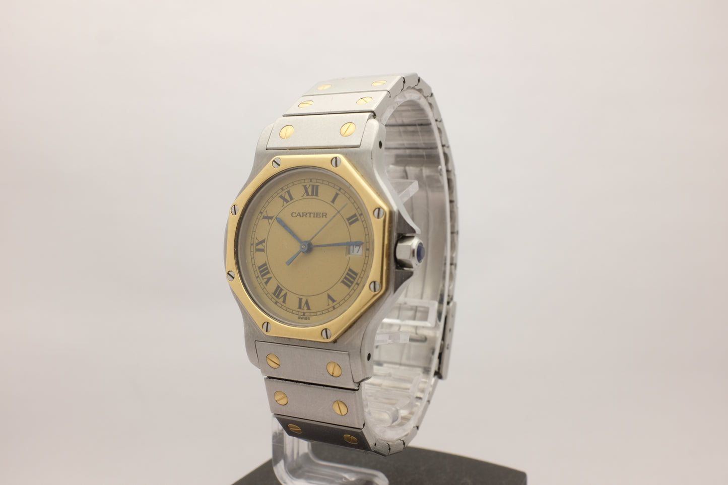 Cartier Santos Octogon 2 Tone Quartz 30MM 2966