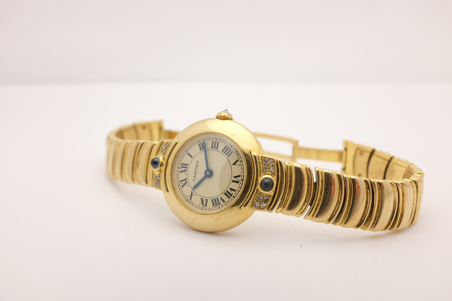 Cartier Vendome Paris Casque D'Or 18k Yellow Gold Diamond Ladies 878999