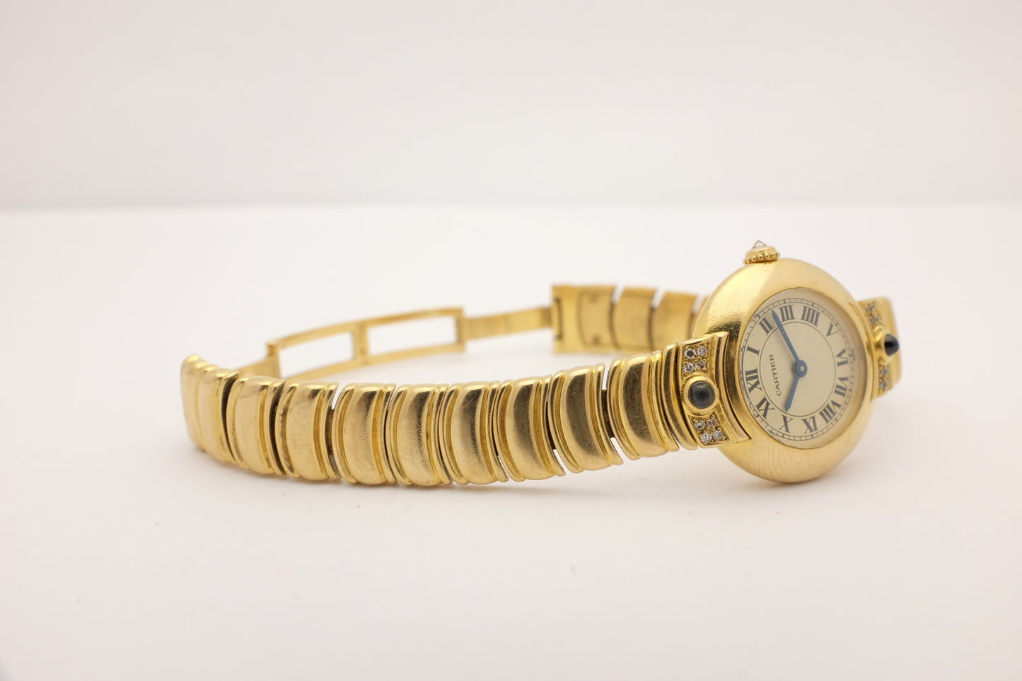 Cartier Vendome Paris Casque D'Or 18k Yellow Gold Diamond Ladies 878999