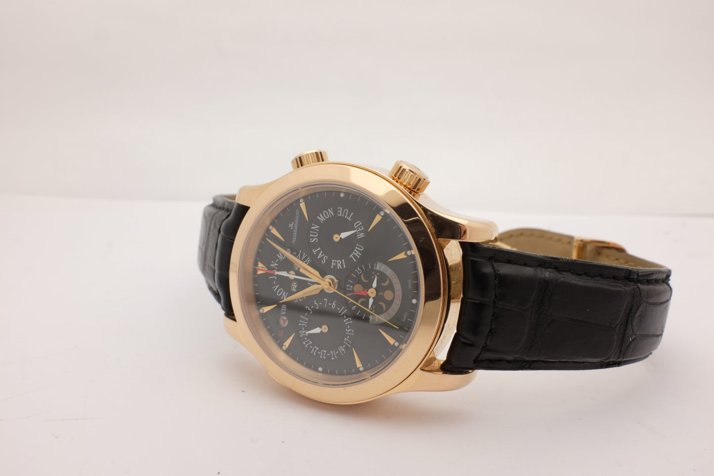 Jaeger LeCoultre Master Grande Reveil Rose Gold 43MM Q163247A Box Papers 2009