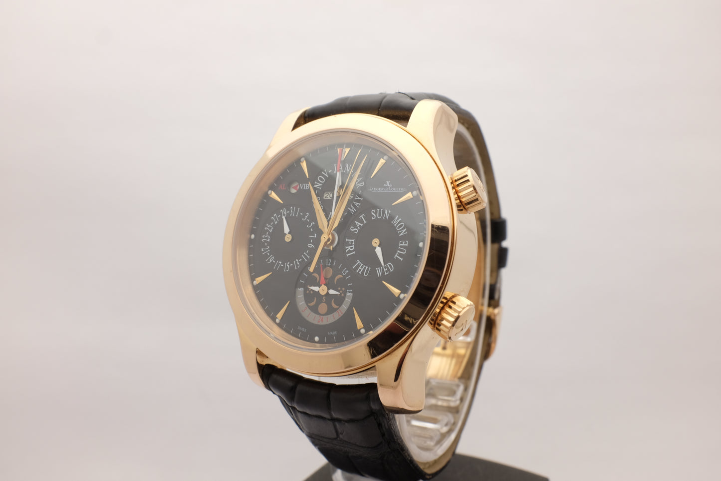 Jaeger LeCoultre Master Grande Reveil Rose Gold 43MM Q163247A Box Papers 2009