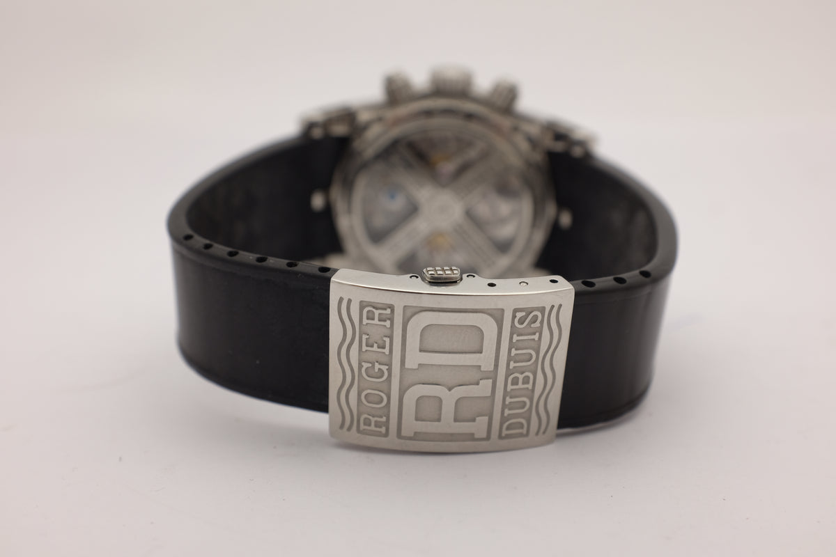 Roger Dubuis Sympathie Chronograph Steel Limited Edition 280Pcs 43MM Box Papers