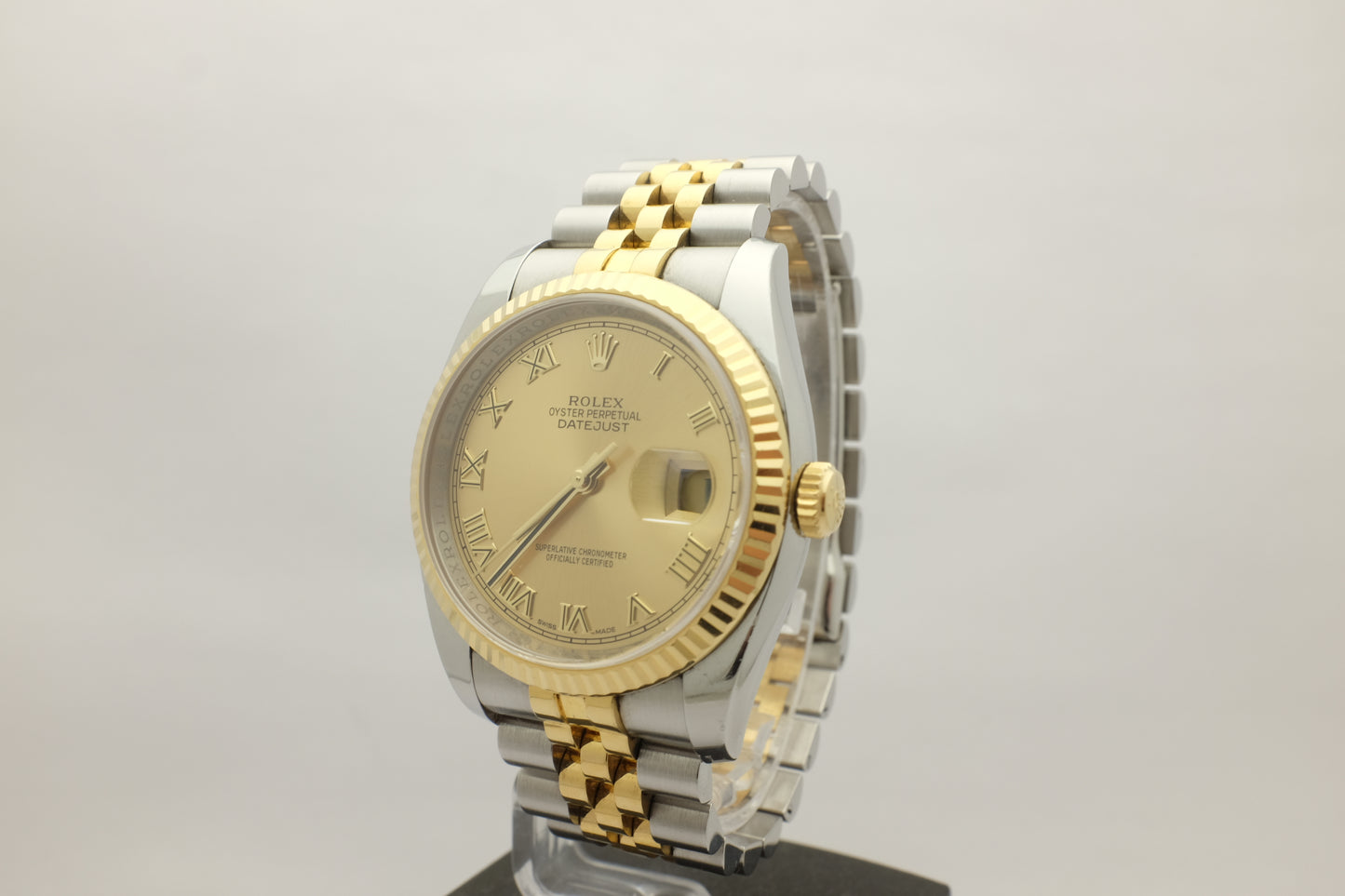 Rolex Datejust 18kt Steel Jubilee 36MM 116233 Box Papers 2016