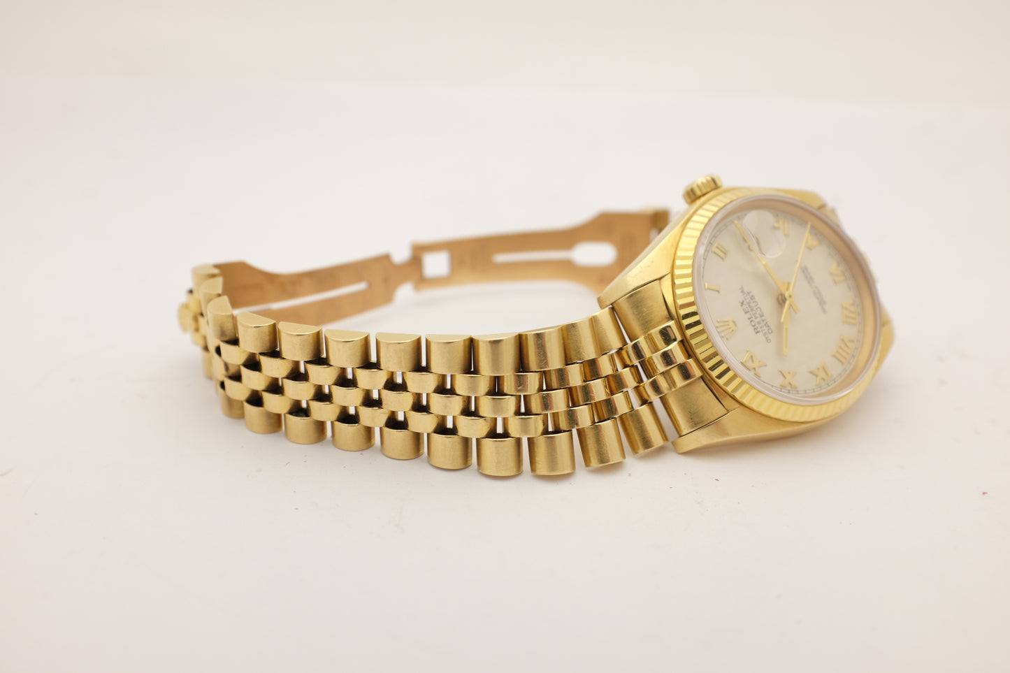 Rolex Datejust 18kt Yellow Gold Pyramid 36MM CIRCA 1979