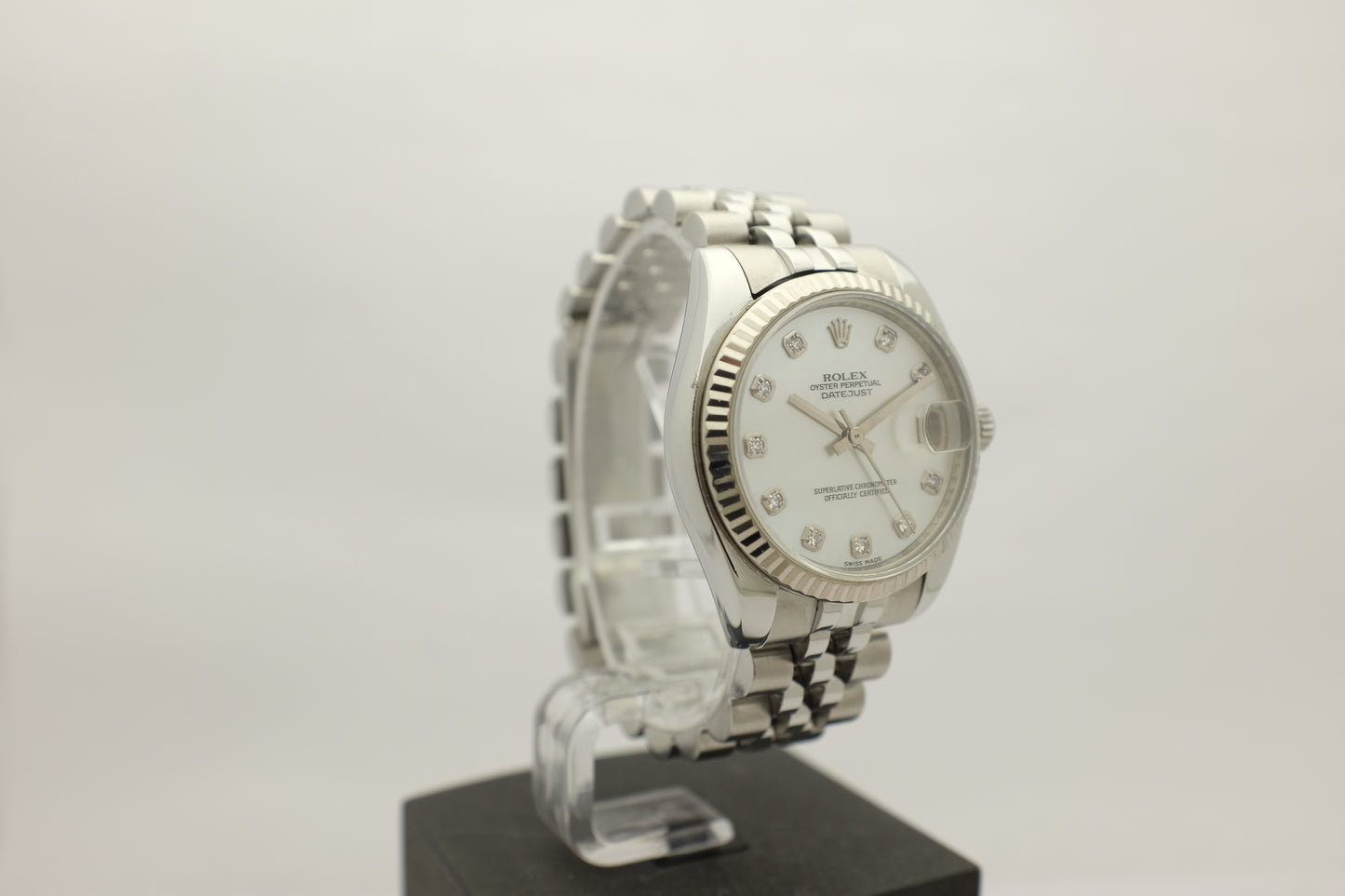 Rolex Datejust Steel Jubilee Factory Diamonds 31MM 178274 Box Papers 2008