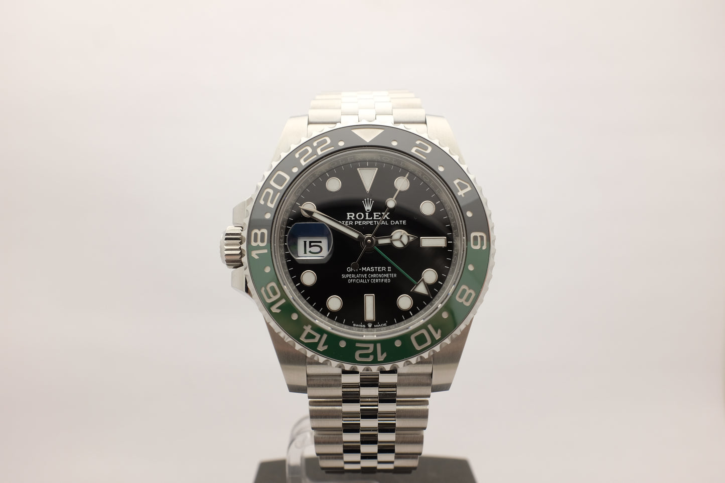 Rolex GMT Master II Black Green Ceramic Sprite Box Papers 2024