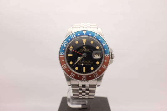 Rolex GMT Master Gilt Dial Pepsi 1675 40MM CIRCA 1960