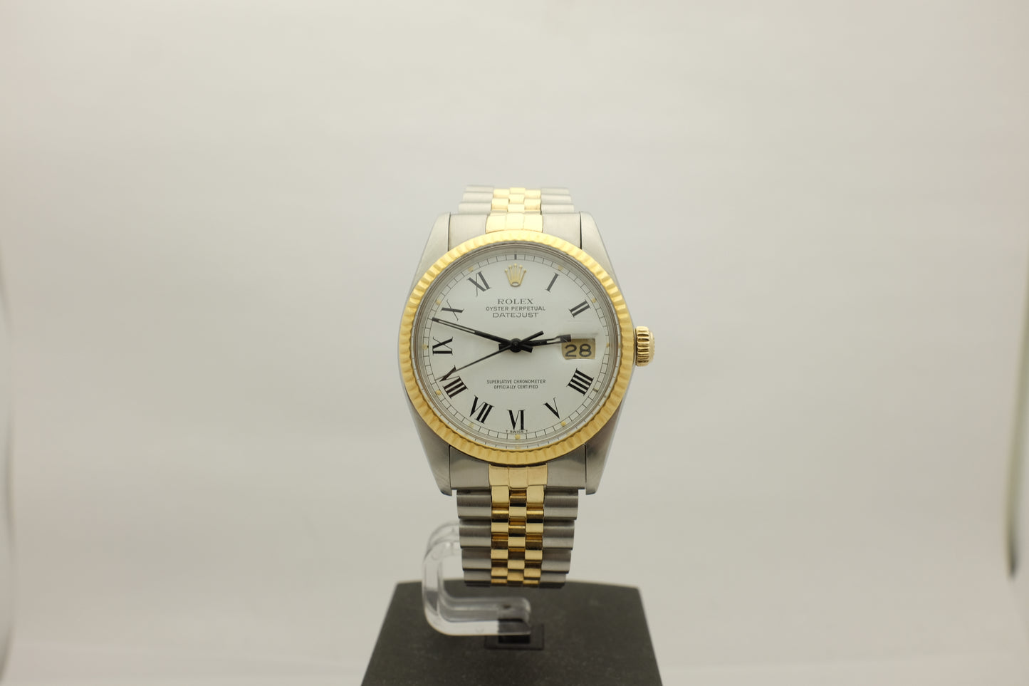 Rolex Datejust Gold And Steel Buckley Dial 36MM 16013