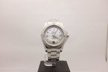 Breitling Colt 36MM MOP Diamonds 36MM A7438911/A771 Box Papers 2017