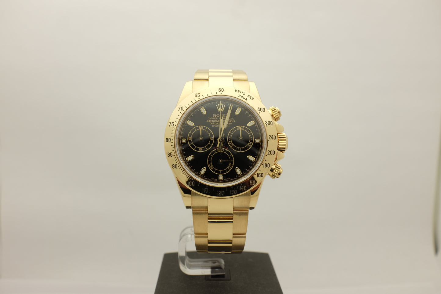 Rolex Daytona Cosmograph 18K Yellow Gold 116528 Box Papers 2003