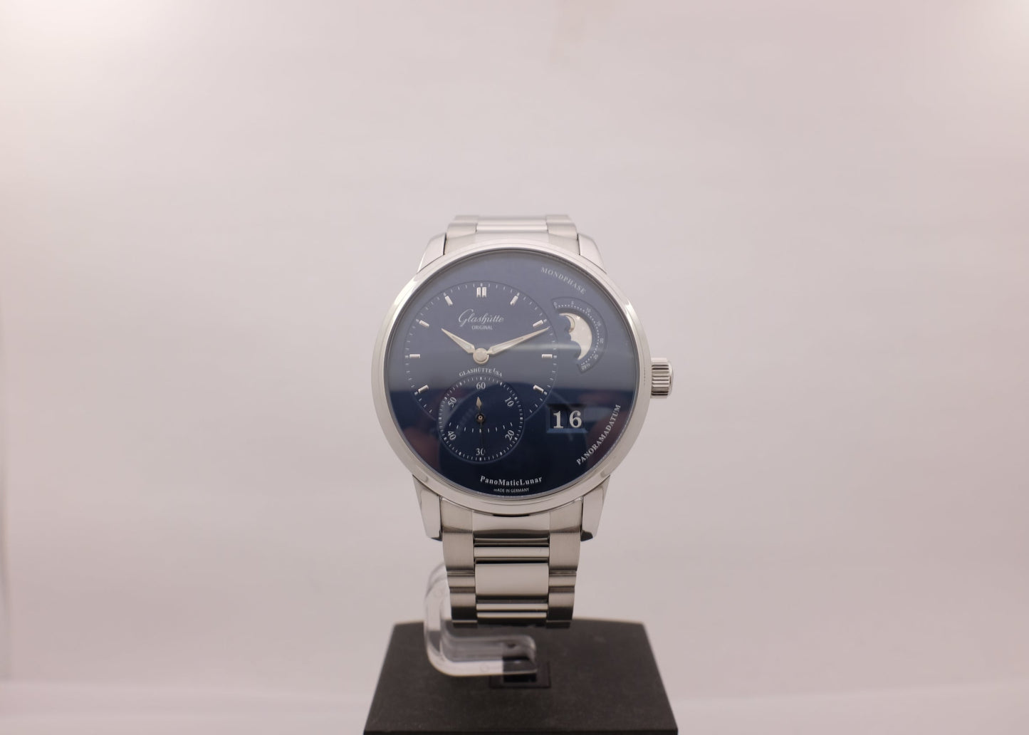 Glashutte PanoMaticLunar Steel Moonphase 1-90-02-46-32-71 40MM Box Papers 2020