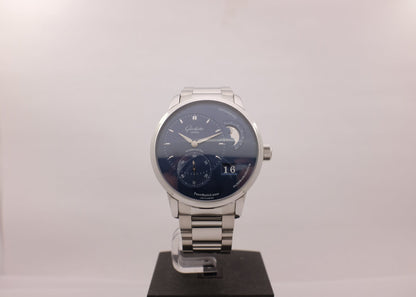 Glashutte PanoMaticLunar Steel Moonphase 1-90-02-46-32-71 40MM Box Papers 2020