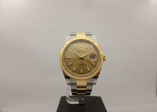 Rolex Datejust Yellow Gold Steel 41MM 126333 Box Papers 2021
