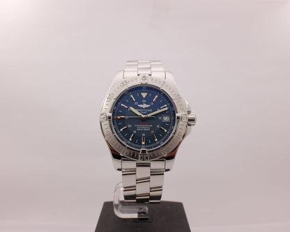 Breitling Colt Steel Blue 41MM A17380 Box Papers 2009