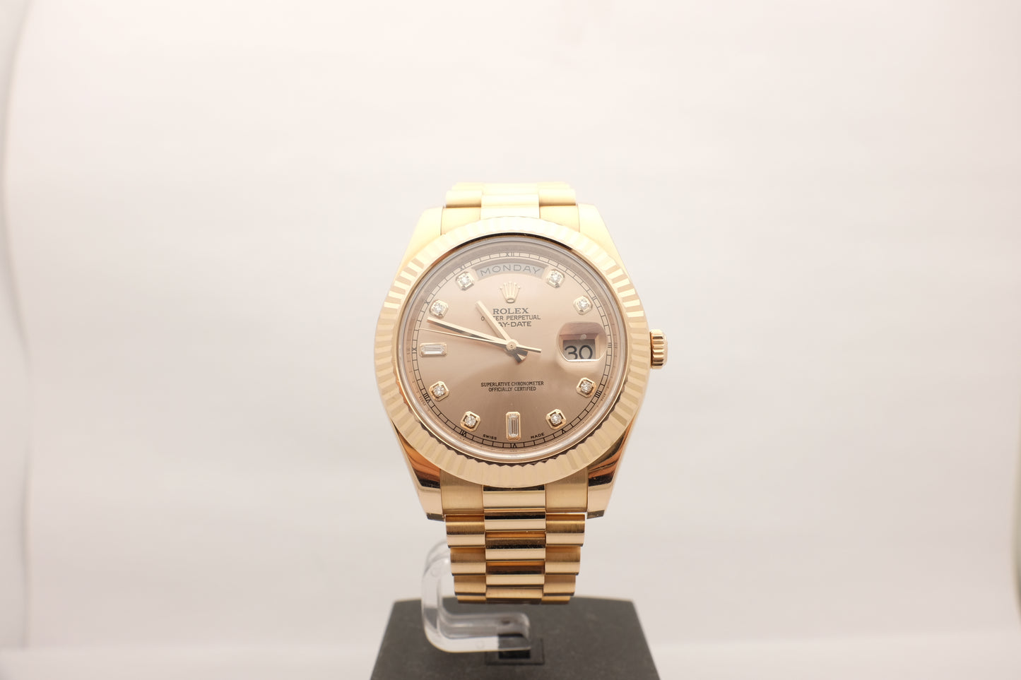 Rolex Day Date II President Rose Gold 41MM 218235 Box Papers 2018