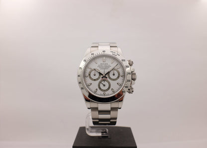 Rolex Cosmograph Daytona Steel White "Rehaut" Box Papers 2008