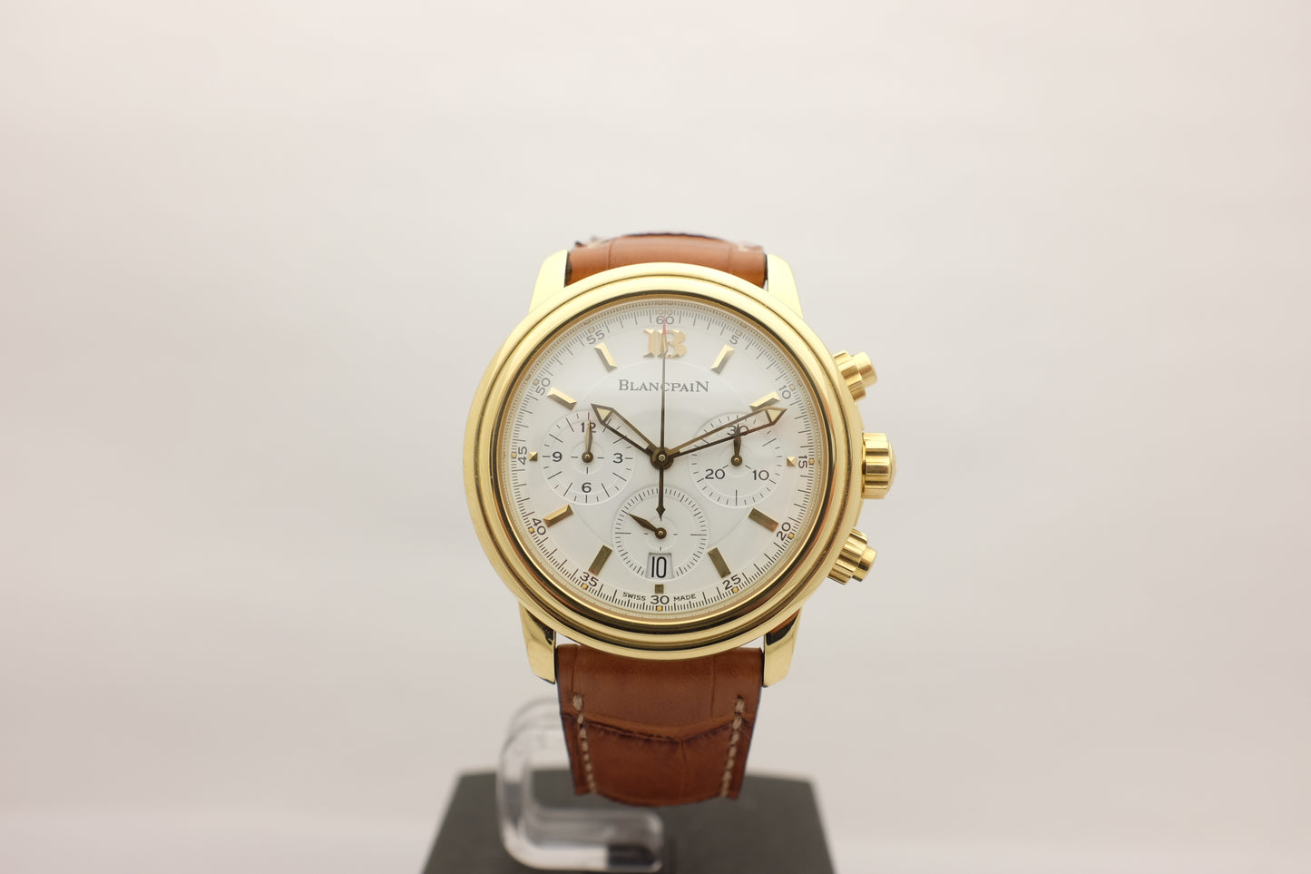 Blancpain Leman Chronograph 18kt Yellow Gold CIRCA 2000's 38MM 2185-1418-53