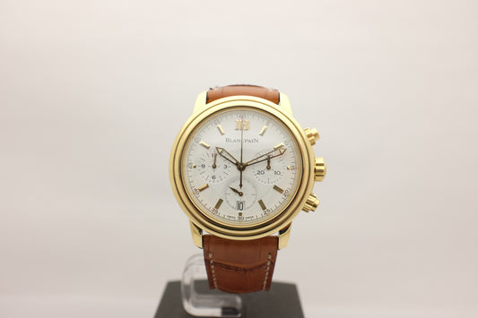 Blancpain Leman Chronograph 18kt Yellow Gold CIRCA 2000's 38MM 2185-1418-53
