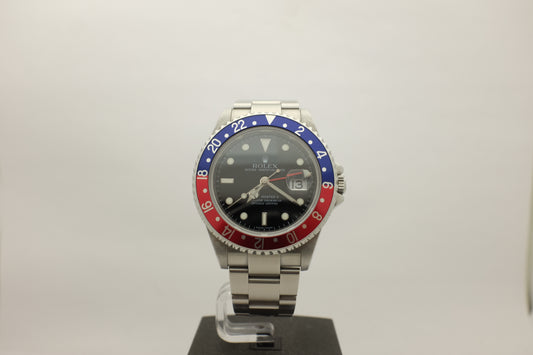 Rolex GMT Master II DISCONTINUED “PEPSI” 40MM Bezel 16710