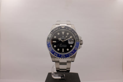 Rolex GMT Master II Black & Blue Ceramic 116710BLNR Box Papers 2016