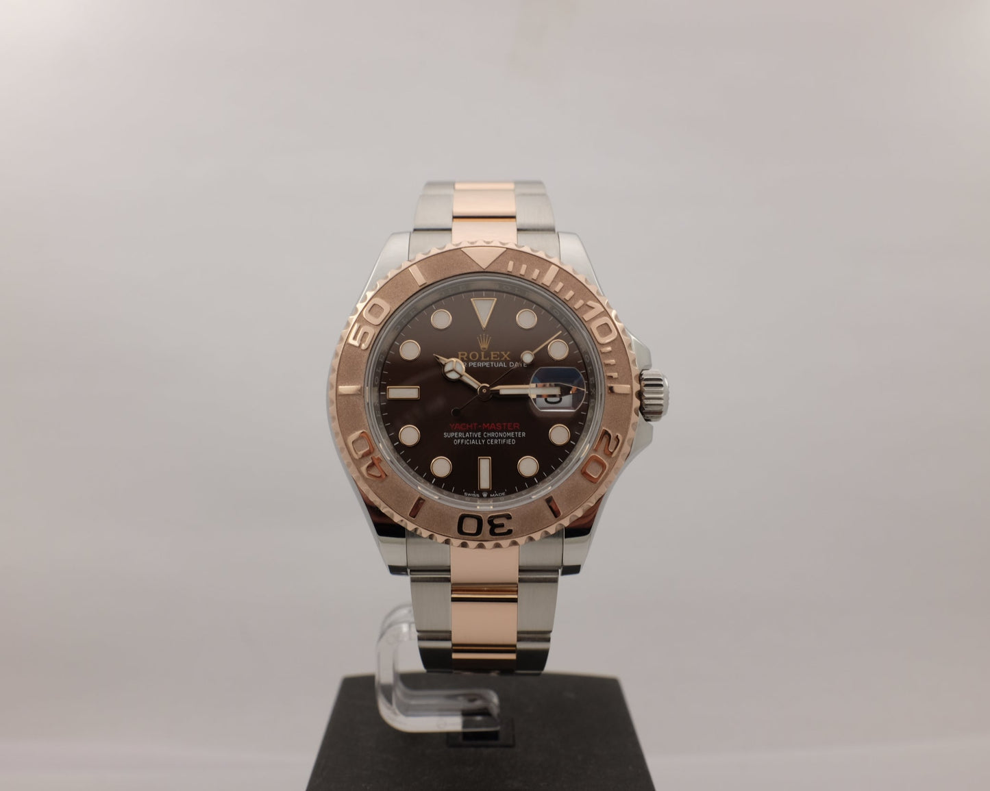 Rolex Yacht Master 18Kt Rose Gold Steel Chocolate 40MM 126621 Box Papers 2024