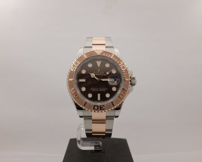 Rolex Yacht Master 18Kt Rose Gold Steel Chocolate 40MM 126621 Box Papers 2024