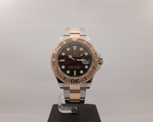 Rolex Yacht Master 18Kt Rose Gold Steel Chocolate 40MM 126621 Box Papers 2024