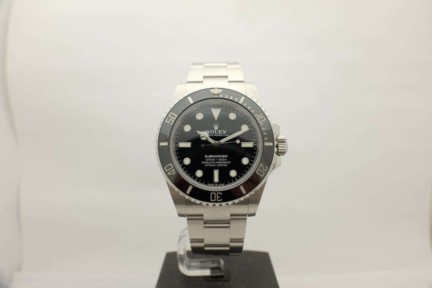 Rolex Submariner Steel No Date Ceramic 41MM 124060 Box Papers 2023