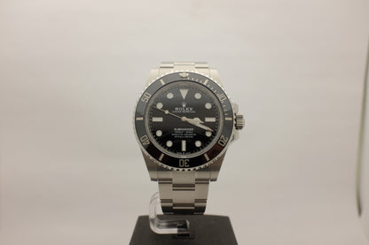 Rolex Submariner Steel No Date Ceramic 41MM 124060 Box Papers 2021