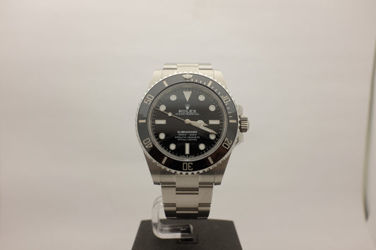 Rolex Submariner Steel No Date Ceramic 41MM 124060 Box Papers 2021