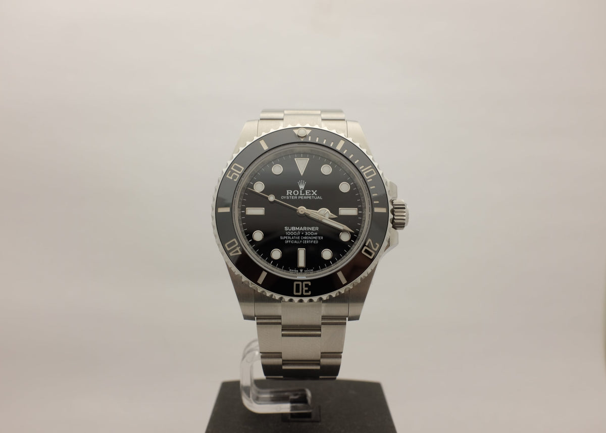 Rolex Submariner Steel No Date Ceramic 41MM 124060 Box Papers 2021