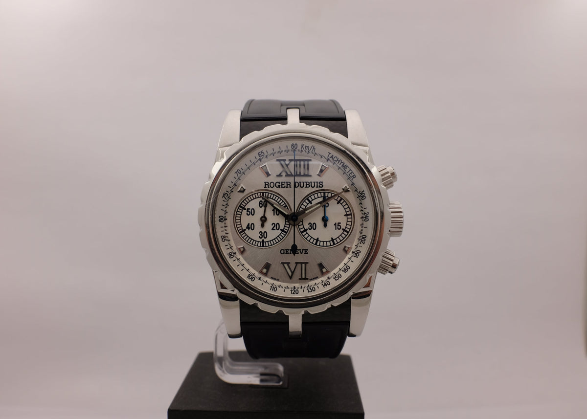 Roger Dubuis Sympathie Chronograph Steel Limited Edition 280Pcs 43MM Box Papers