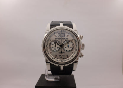 Roger Dubuis Sympathie Chronograph Steel Limited Edition 280Pcs 43MM Box Papers
