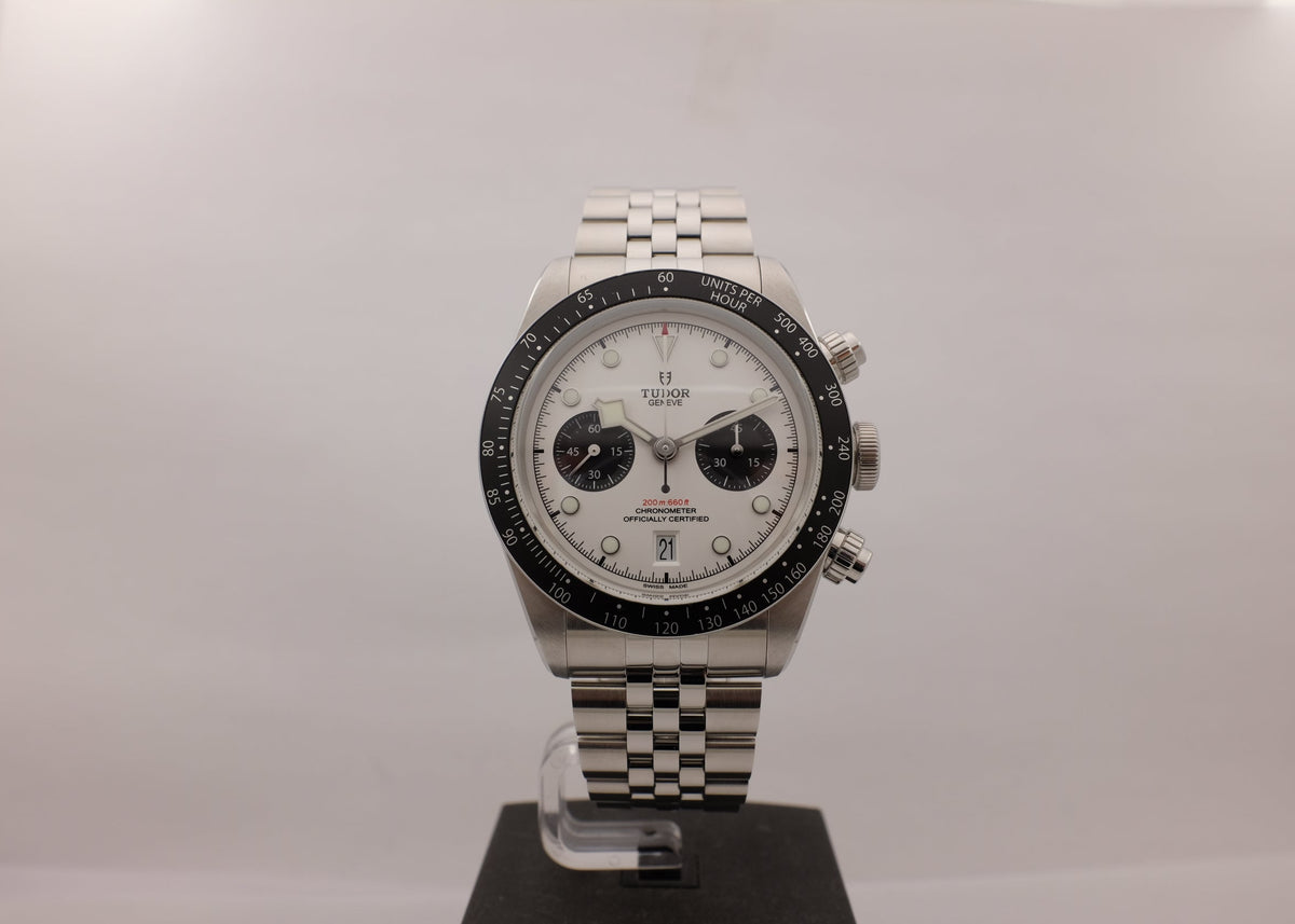 Tudor Black Bay Chronograph Steel White 41MM M79360N-0014 Box Papers 2025