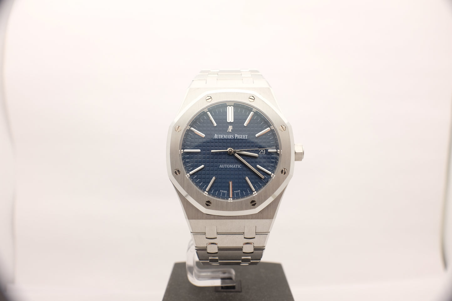 Audemars Piguet Royal Oak Steel Blue 41MM 15400ST.OO.1220ST.03 Box Papers 2014