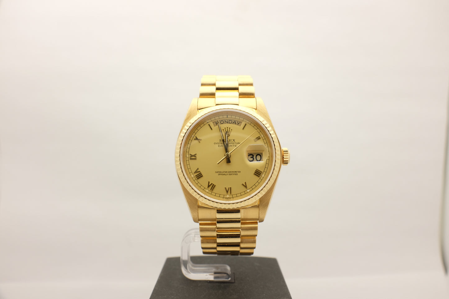 Rolex President Day-Date 18K Yellow Gold 36MM Ref. 18038 CIRCA 1981