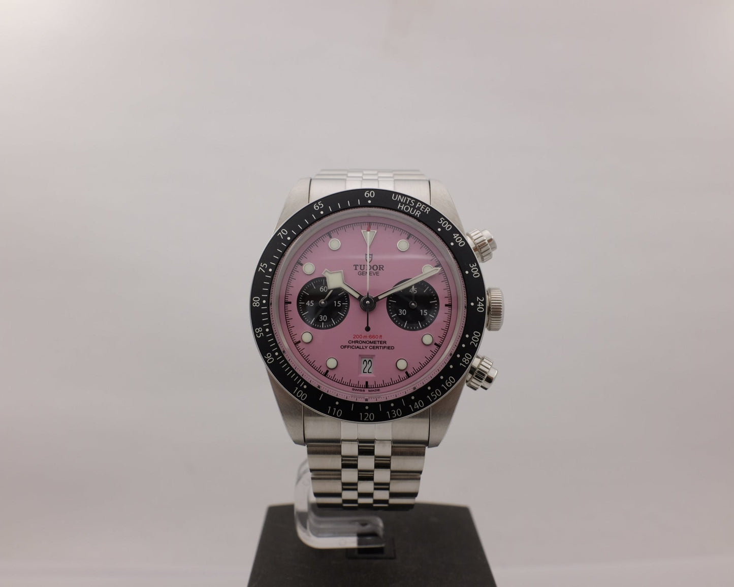 Tudor Black Bay Chronograph Steel Pink 41MM M79360N-0019 Box Papers 2025