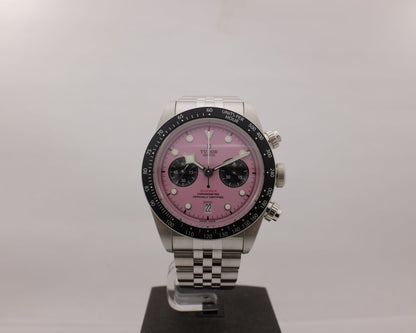 Tudor Black Bay Chronograph Steel Pink 41MM M79360N-0019 Box Papers 2025
