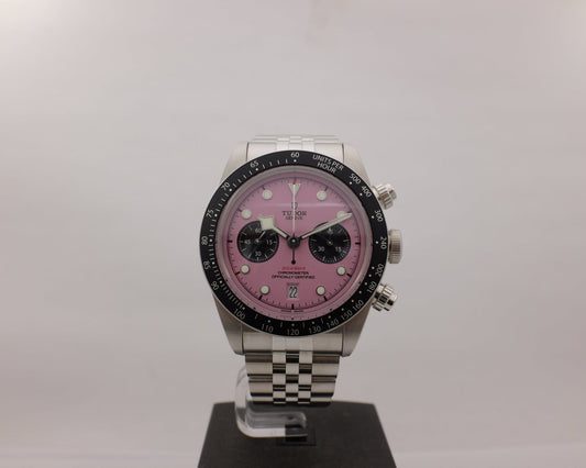 Tudor Black Bay Chronograph Steel Pink 41MM M79360N-0019 Box Papers 2025
