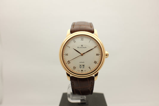 Blancpain Villeret 18kt Rose Gold 38MM 6850-3642-55
